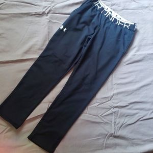 Under Armour youth small loose all season black leggings
